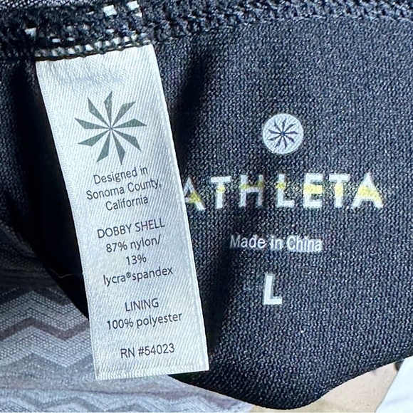 Athleta Jacquard Side Tie Multicolor Print Swim Bikini Bottom NWT Size Large - Picture 3 of 7